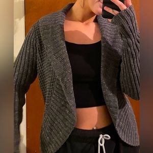 Grey and silver cardigan